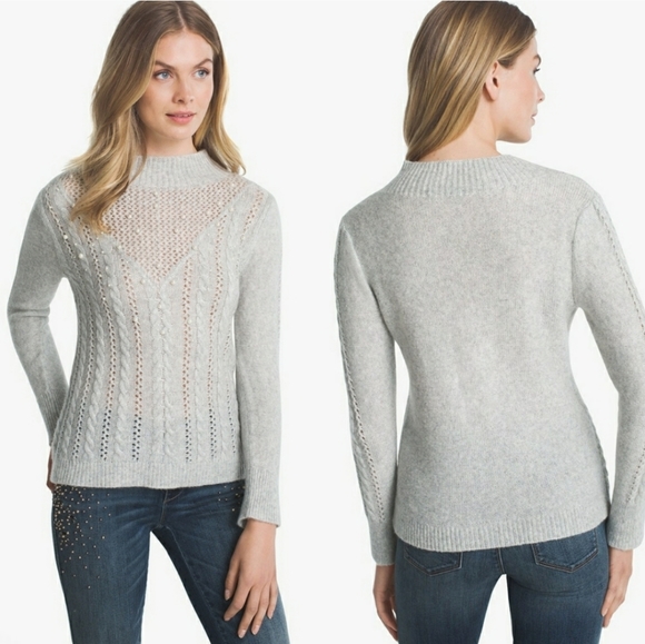 White House Black Market Sweaters - NWOT White House Black Market Sweater With Pearls